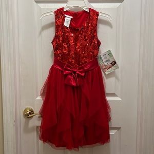 Beautiful red holiday dress